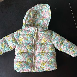 H&M Floral Puffy Jacket